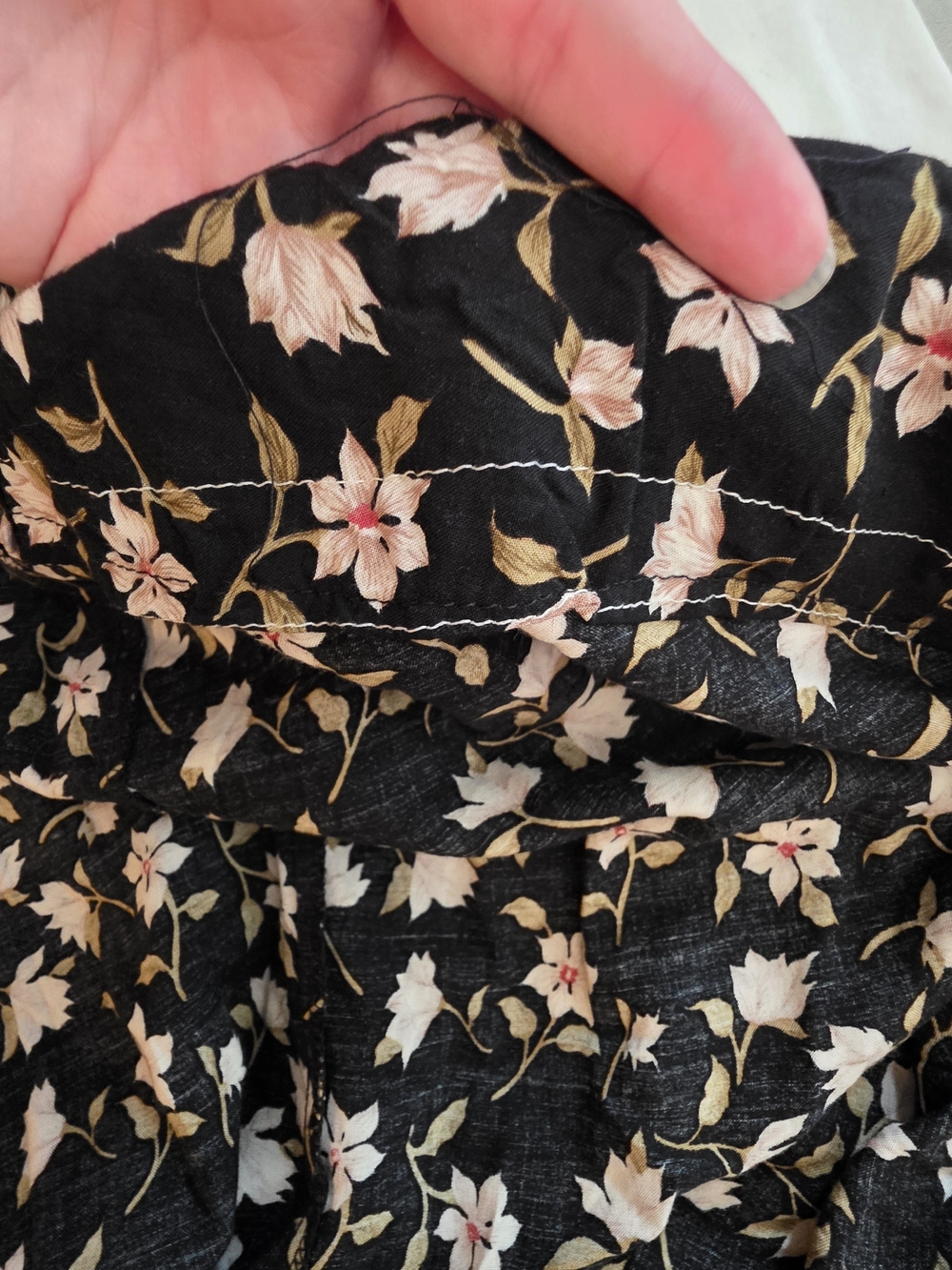 Vintage All That Jazz Floral Dress 9/10 90s Chorus Cottagecore Boho Vacation - Picture 5 of 9